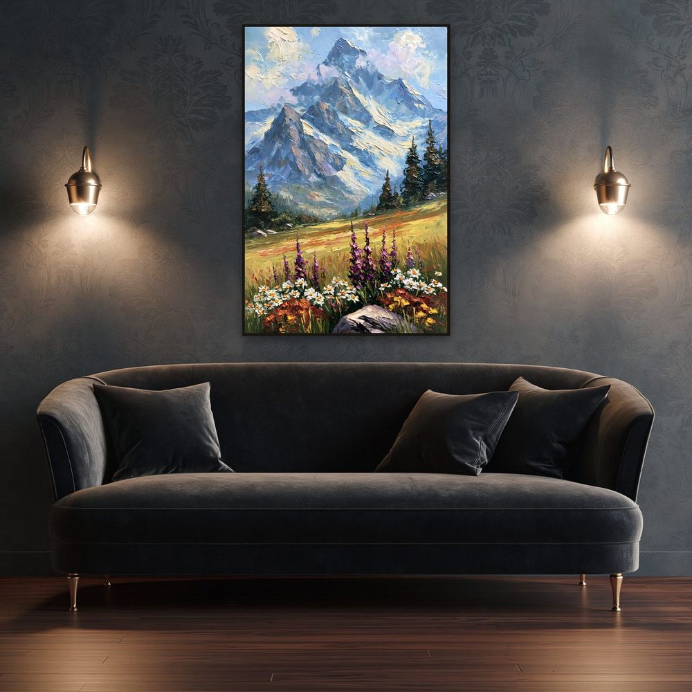 Alpine Meadow — landscapes wall art print by Brunelvi — view 4