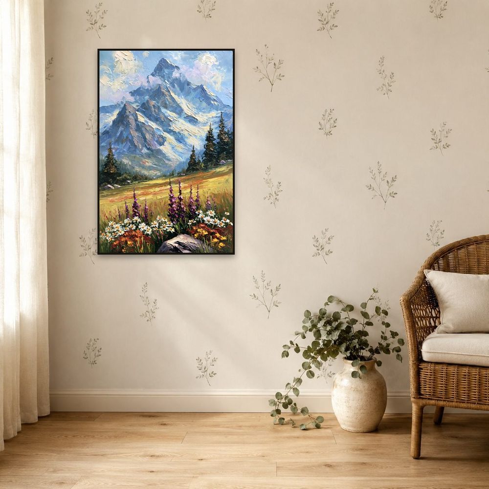 Alpine Meadow — landscapes wall art print by Brunelvi — view 5