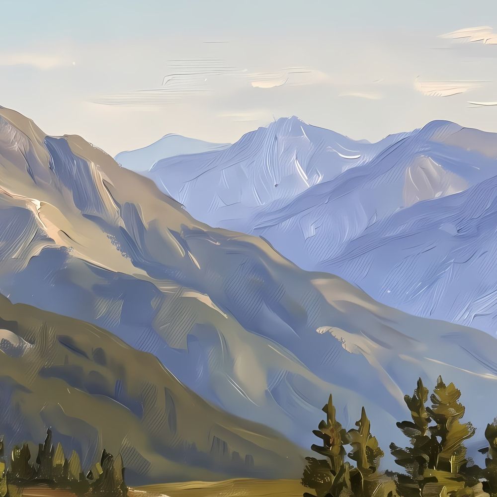 Alpine Wildflower Stream — landscapes wall art print by Brunelvi — view 2