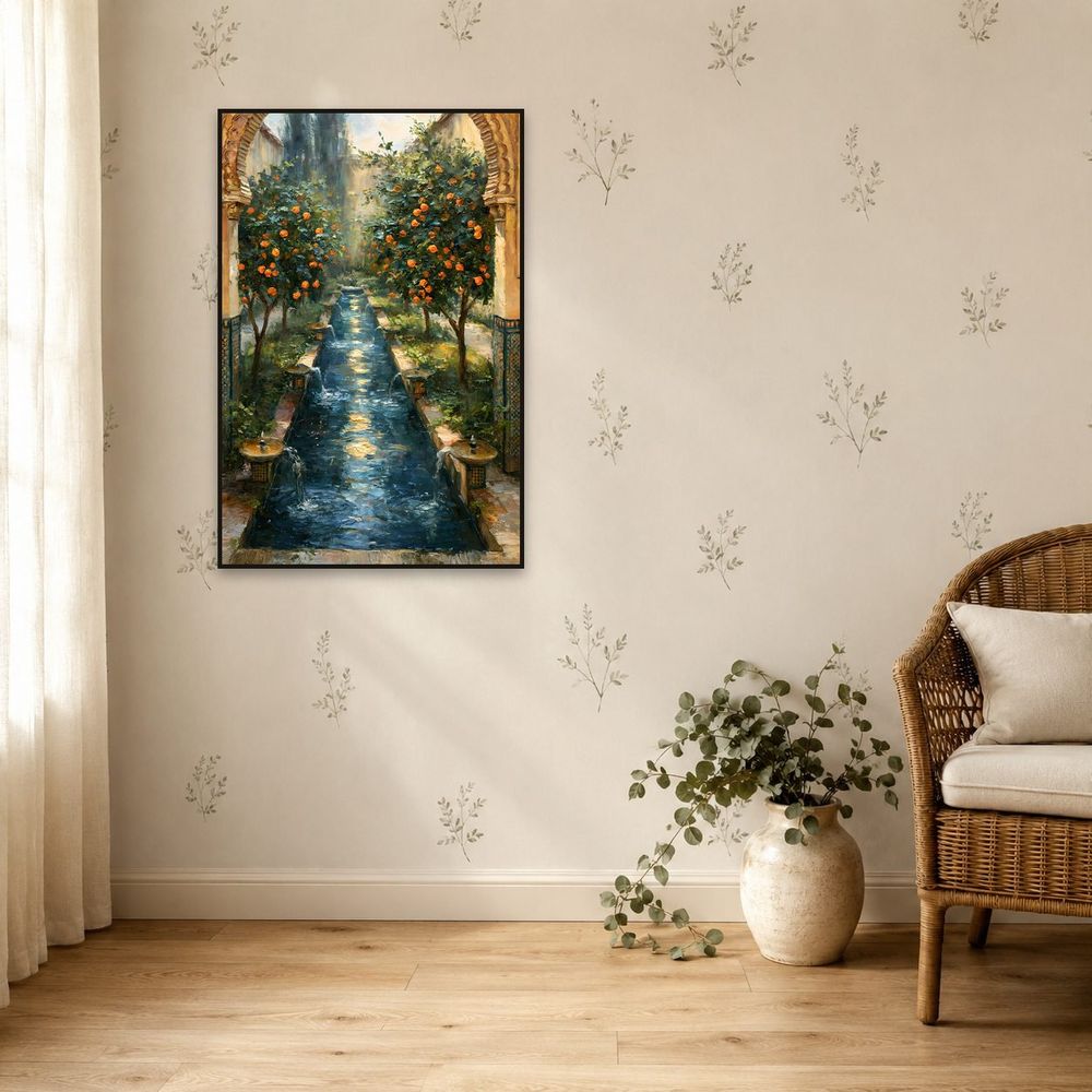Andalusian Courtyard — landscapes wall art print by Brunelvi — view 5