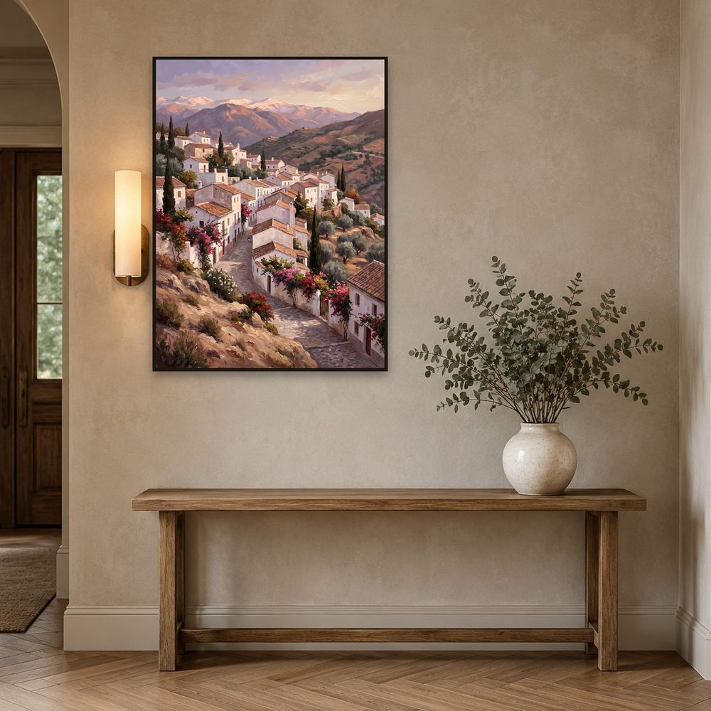 Andalusian White Village — landscapes wall art print by Brunelvi — view 3