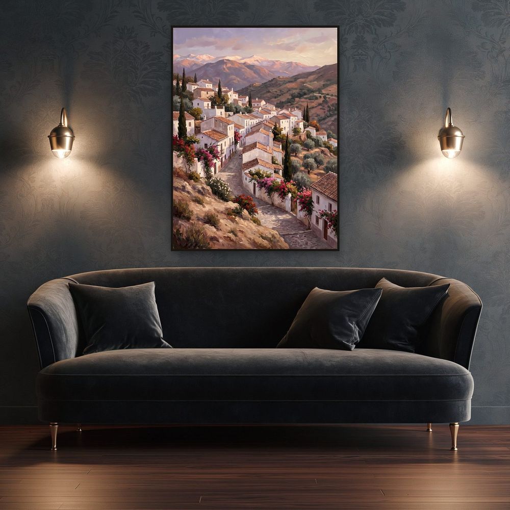 Andalusian White Village — landscapes wall art print by Brunelvi — view 4