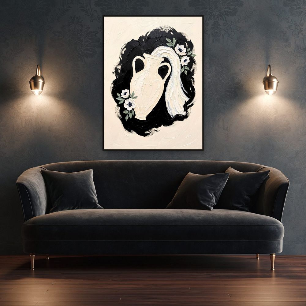 Aquarius Amphora Zodiac — zodiac wall art print by Brunelvi — view 4