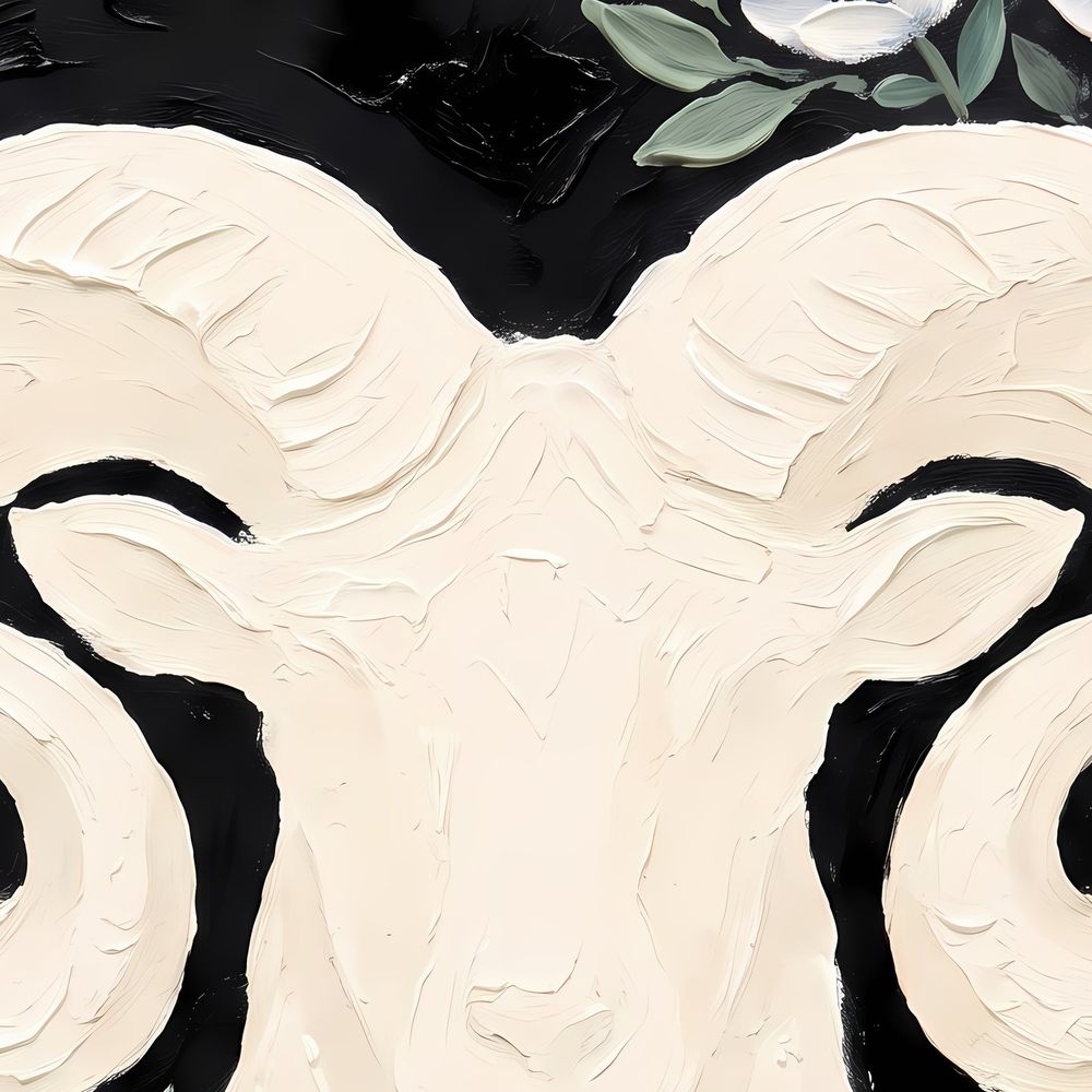 Aries Ram Zodiac — zodiac wall art print by Brunelvi — view 2