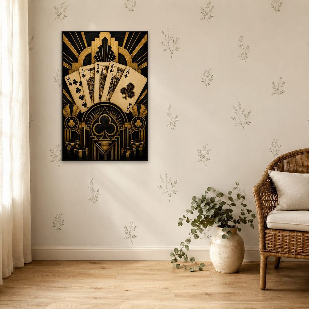Art Deco Royal Clubs — animals wall art print by Brunelvi — view 5