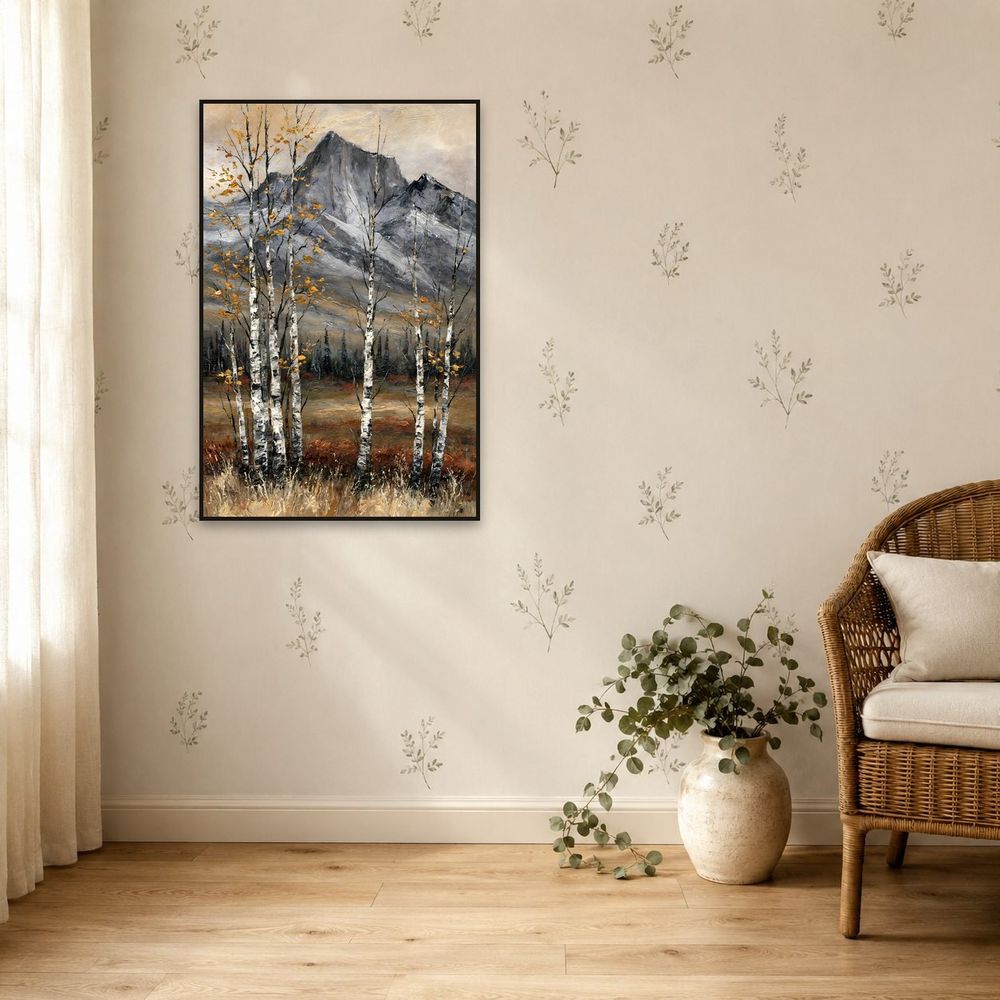Autumn Birch Peak — landscapes wall art print by Brunelvi — view 5