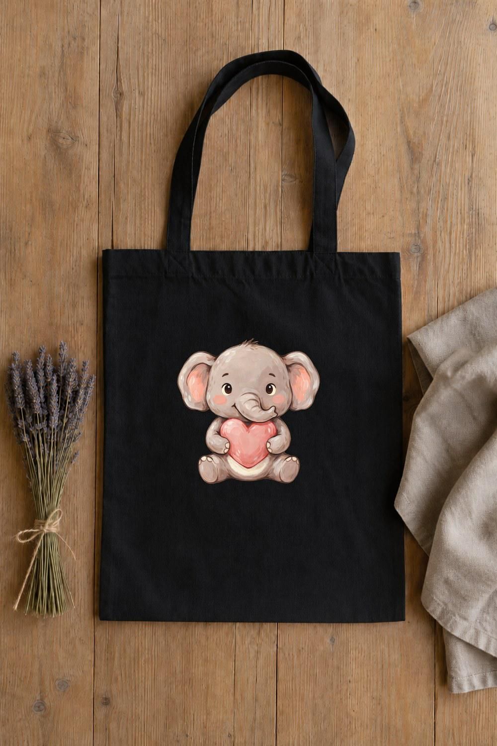 Baby Elephant Heart Clipart — animal clipart clipart by Brunelvi — view 5