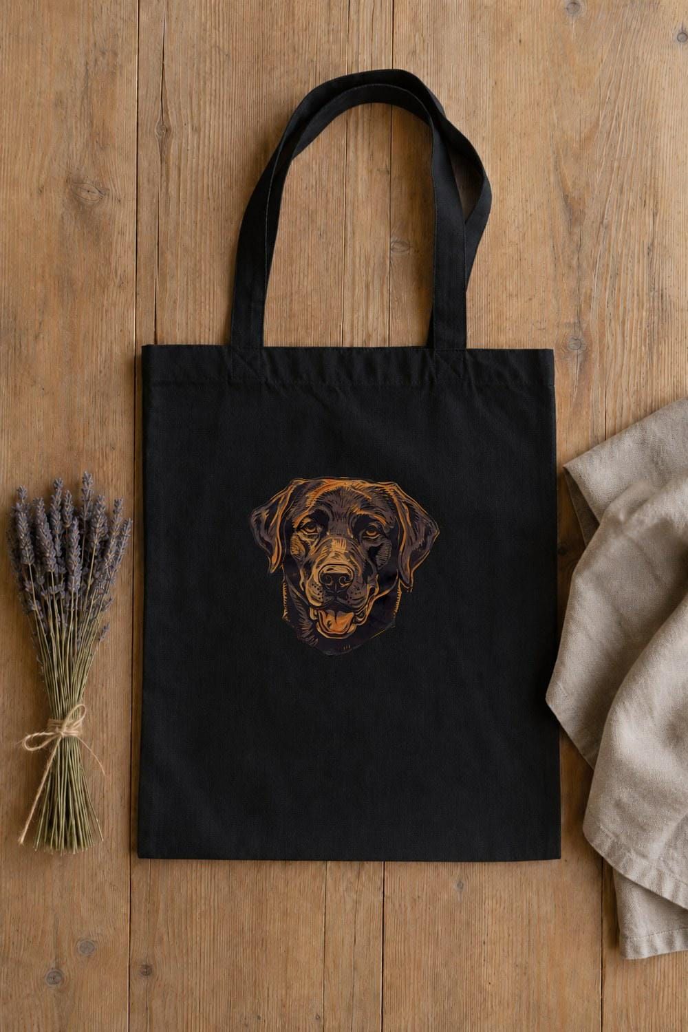 Black Labrador Linocut Clipart — animal clipart clipart by Brunelvi — view 5