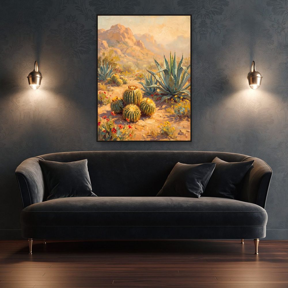 Blooming Desert Agave — landscapes wall art print by Brunelvi — view 4