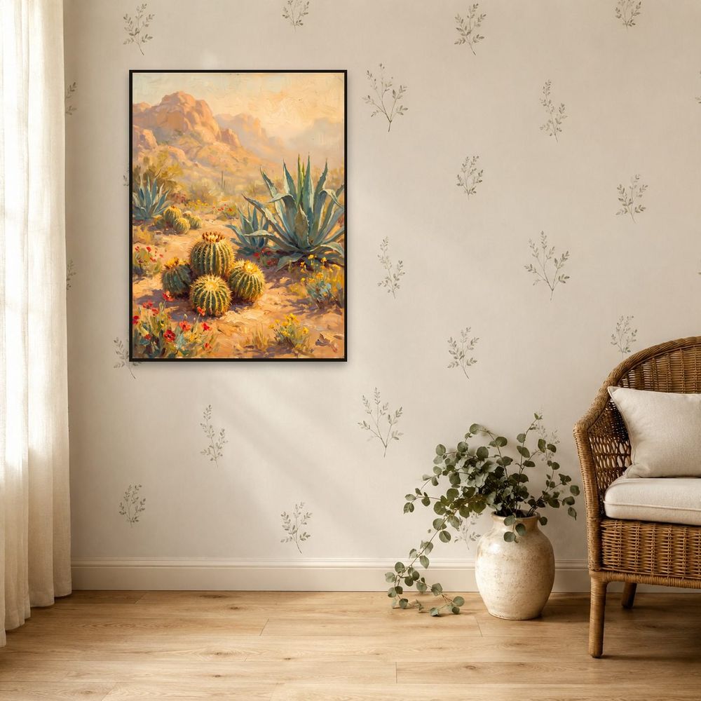 Blooming Desert Agave — landscapes wall art print by Brunelvi — view 5