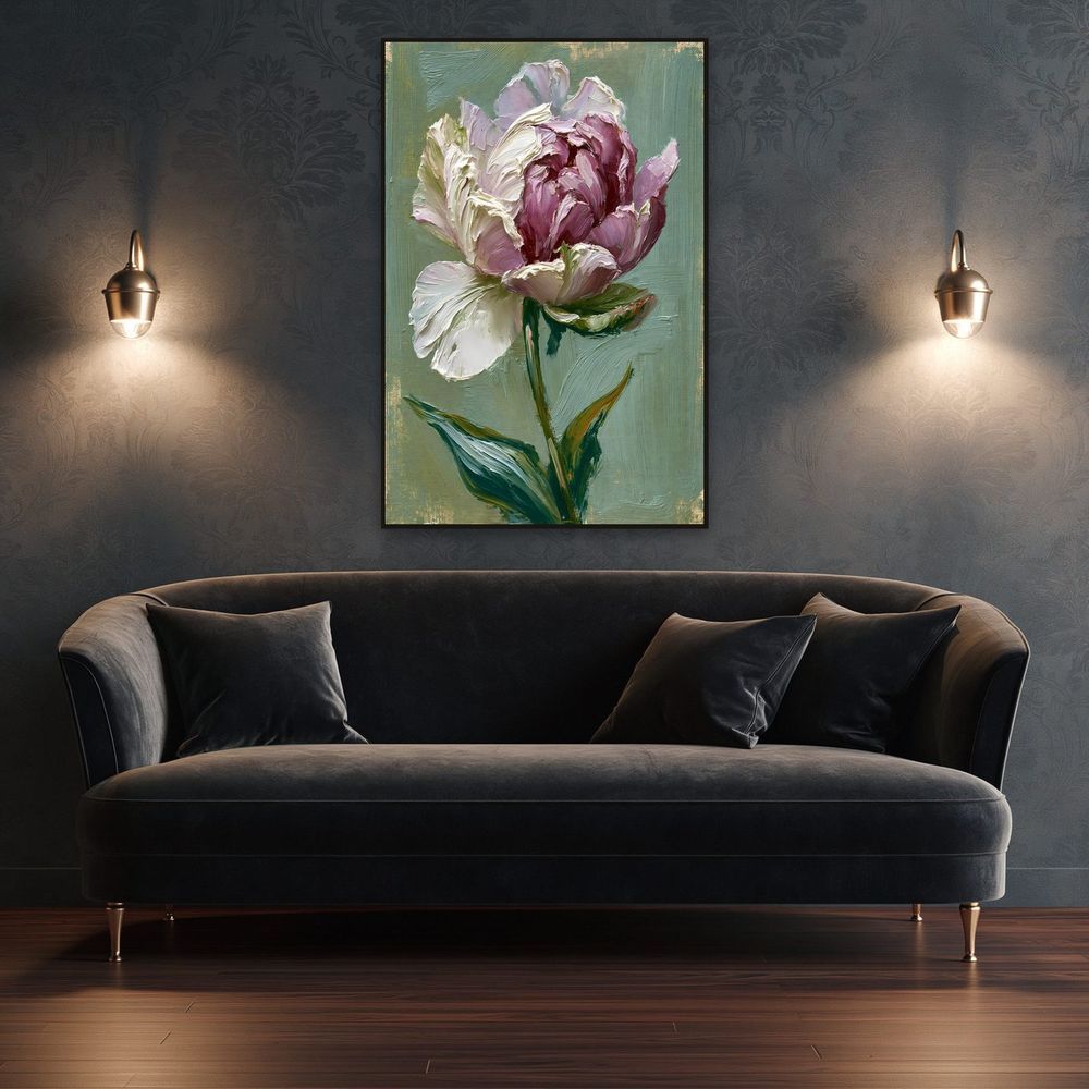Blush Peony — florals wall art print by Brunelvi — view 4