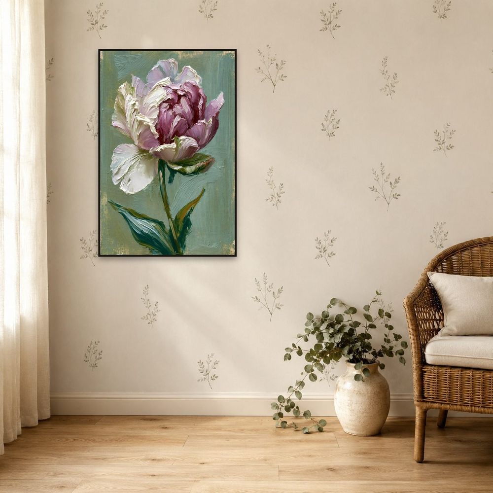 Blush Peony — florals wall art print by Brunelvi — view 5