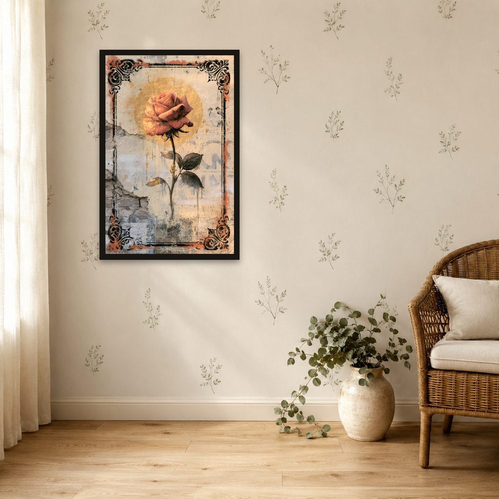 Blush Rose Street Art street art wall art by Brunelvi — Ansicht 4