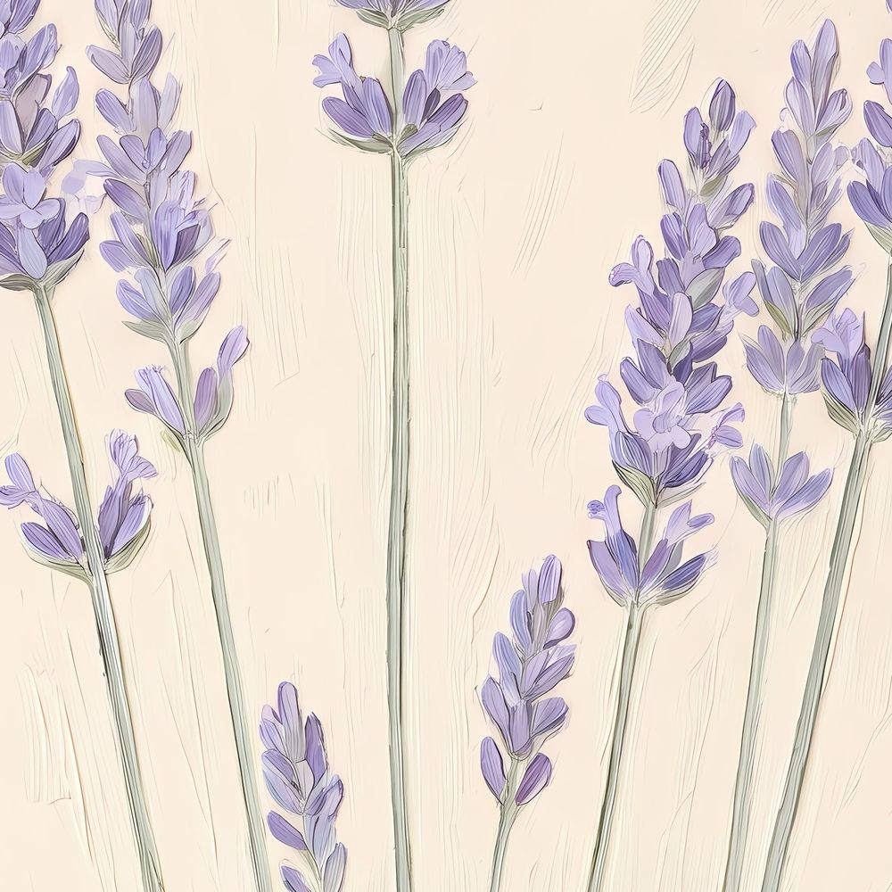 Botanical Lavender — florals wall art print by Brunelvi — view 2