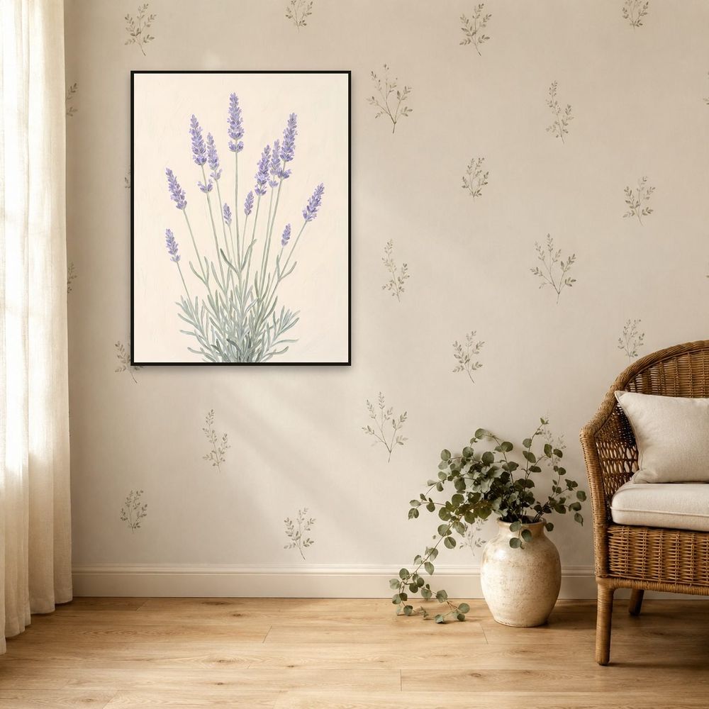 Botanical Lavender — florals wall art print by Brunelvi — view 5