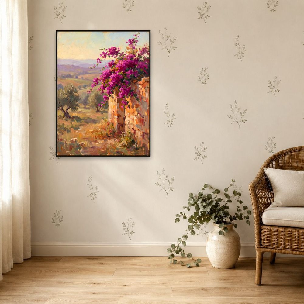 Bougainvillea Olive Grove — landscapes wall art print by Brunelvi — view 5