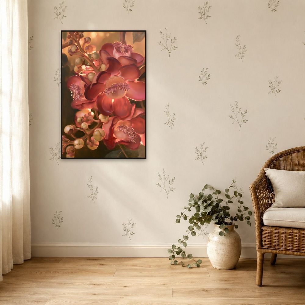 Cannonball Tree Bloom — florals art print by Brunelvi — view 5