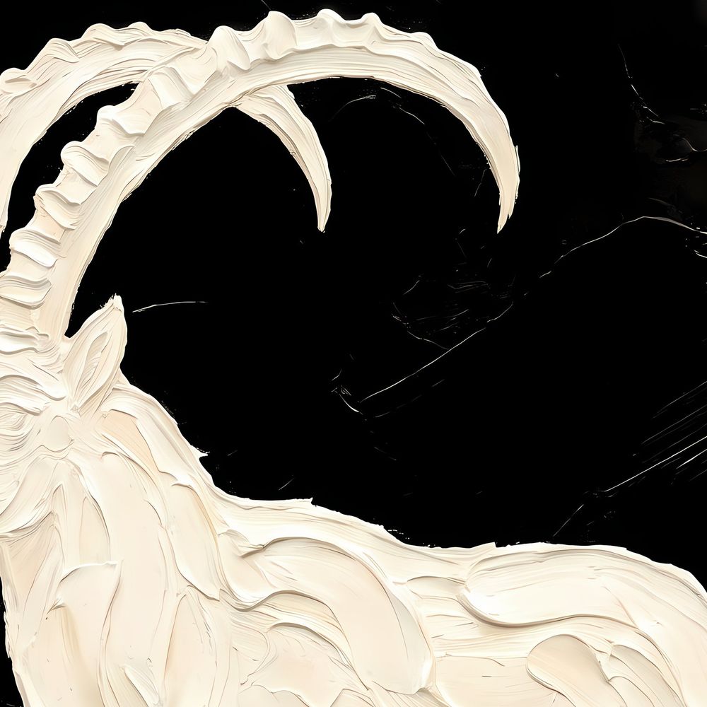 Capricorn Ibex Zodiac — zodiac wall art print by Brunelvi — view 2