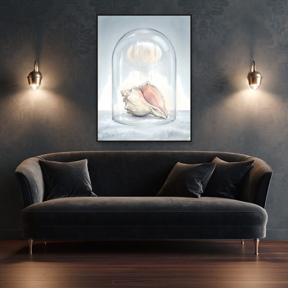 Conch Under Glass — animals wall art print by Brunelvi — view 4