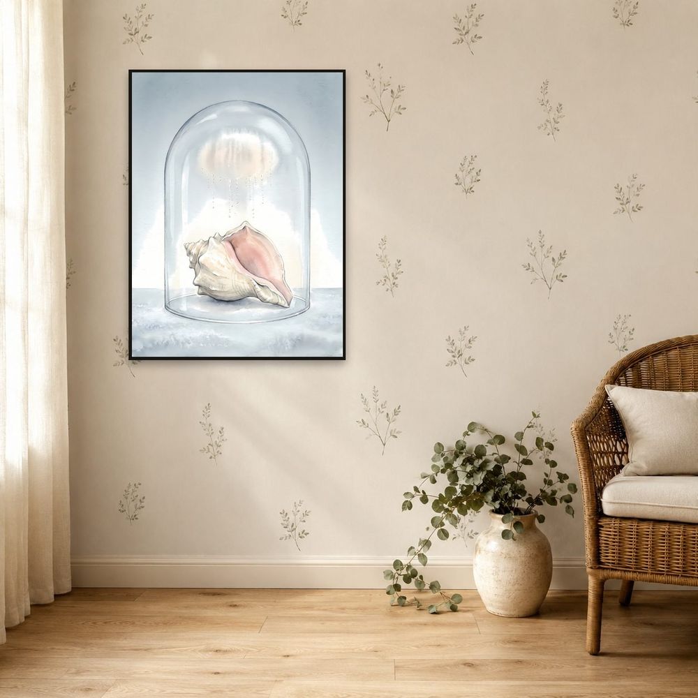 Conch Under Glass — animals wall art print by Brunelvi — view 5