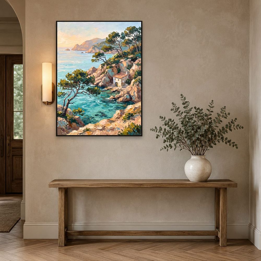 Costa Brava Cove — landscapes wall art print by Brunelvi — view 3