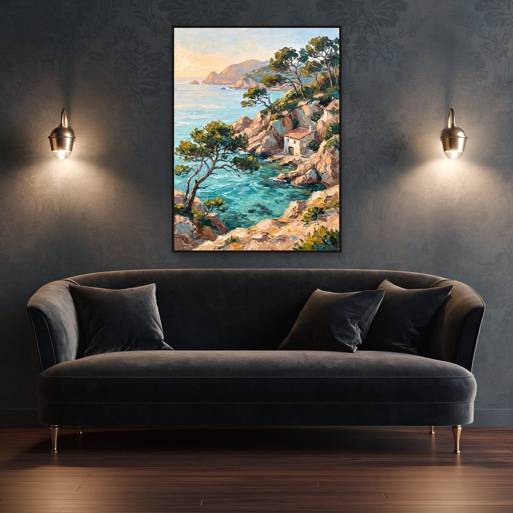 Costa Brava Cove — landscapes wall art print by Brunelvi — view 4