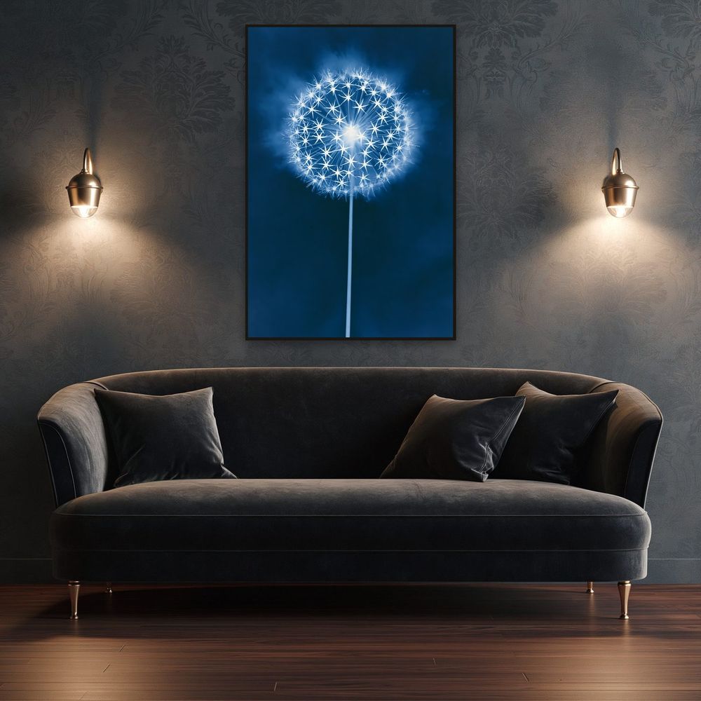 Cyanotype Allium — florals wall art print by Brunelvi — view 4