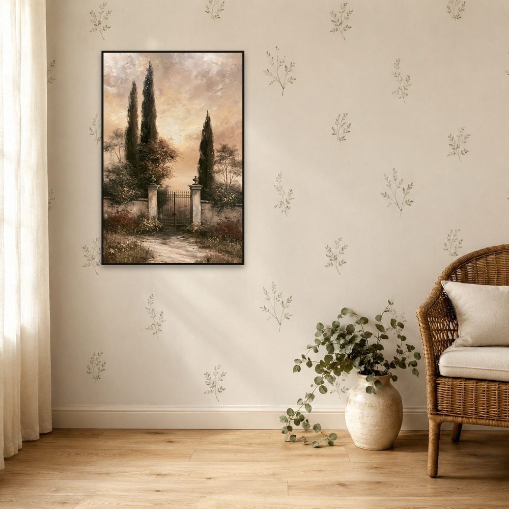 Cypress Garden Gate — landscapes wall art print by Brunelvi — view 5