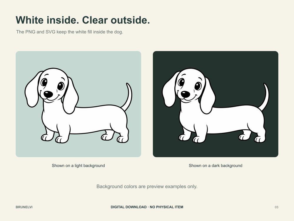 Dachshund SVG — clipart svg+png+jpg clipart by Brunelvi — view 3