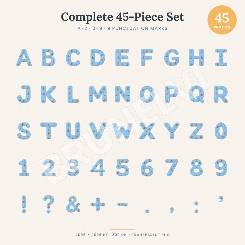 Dinosaur Alphabet PNG — alphabet letter pngs clipart by Brunelvi — view 3