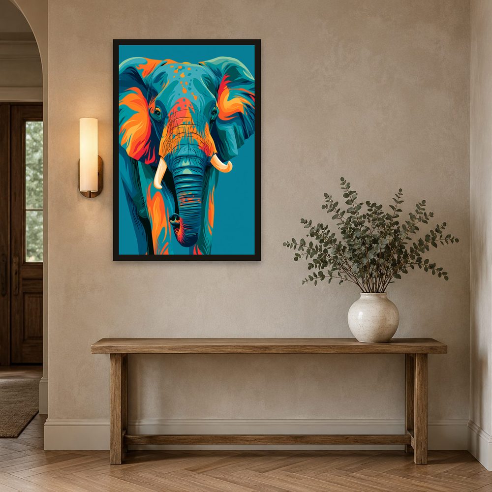 Elephant Pop Art pop art wall art by Brunelvi — Ansicht 2