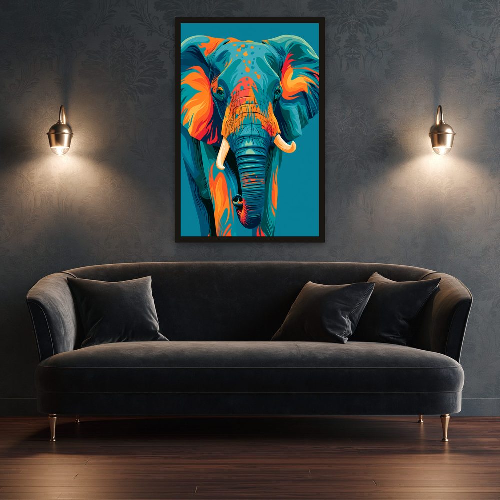 Elephant Pop Art pop art wall art by Brunelvi — Ansicht 3