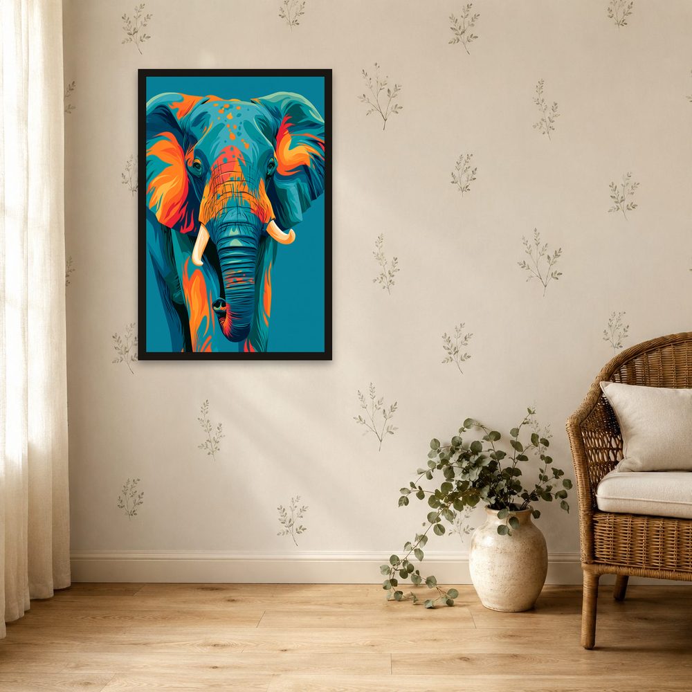 Elephant Pop Art pop art wall art by Brunelvi — Ansicht 4