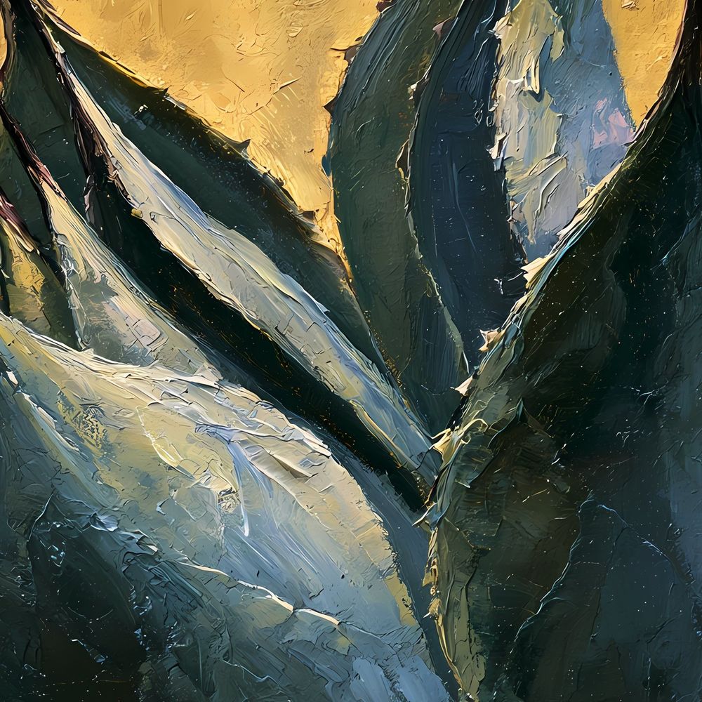 Emerald Agave Rosette — florals art print by Brunelvi — view 2