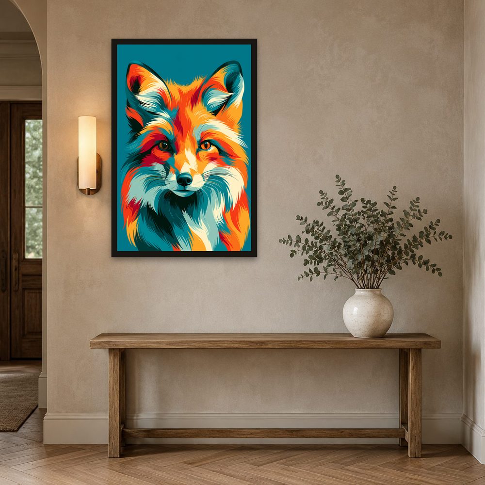 Fox Pop Art pop art wall art by Brunelvi — Ansicht 2