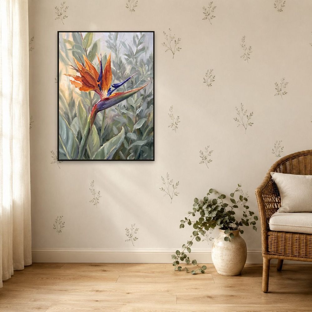 Garden Bird of Paradise — florals wall art print by Brunelvi — view 5