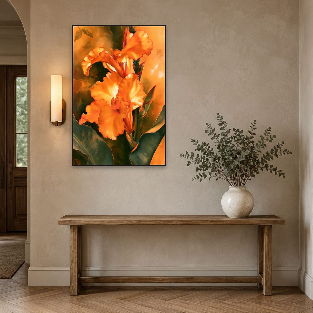 Golden Canna Lily — florals art print by Brunelvi — view 3