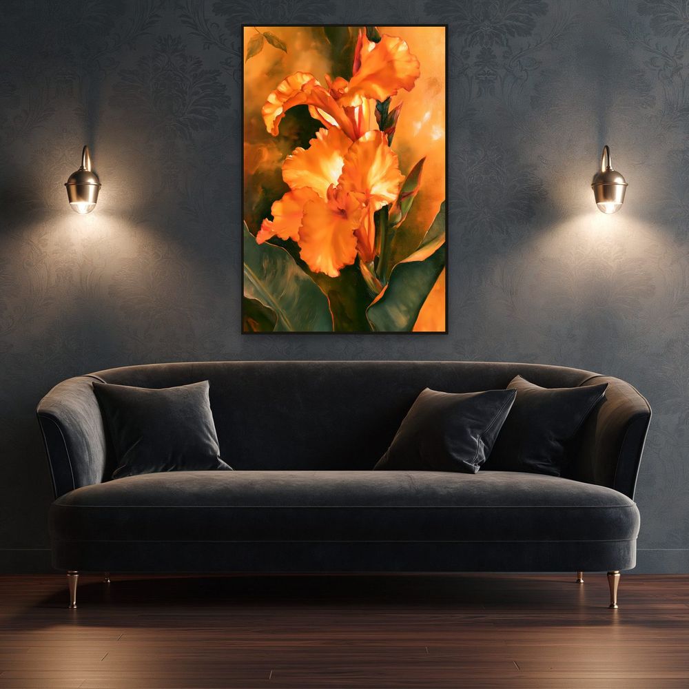 Golden Canna Lily — florals art print by Brunelvi — view 4