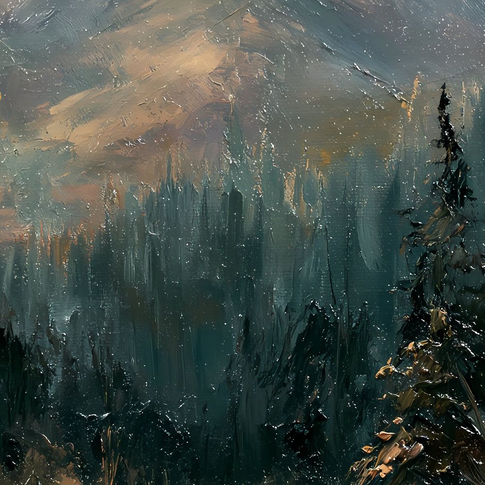 Golden Forest River — landscapes wall art print by Brunelvi — view 2