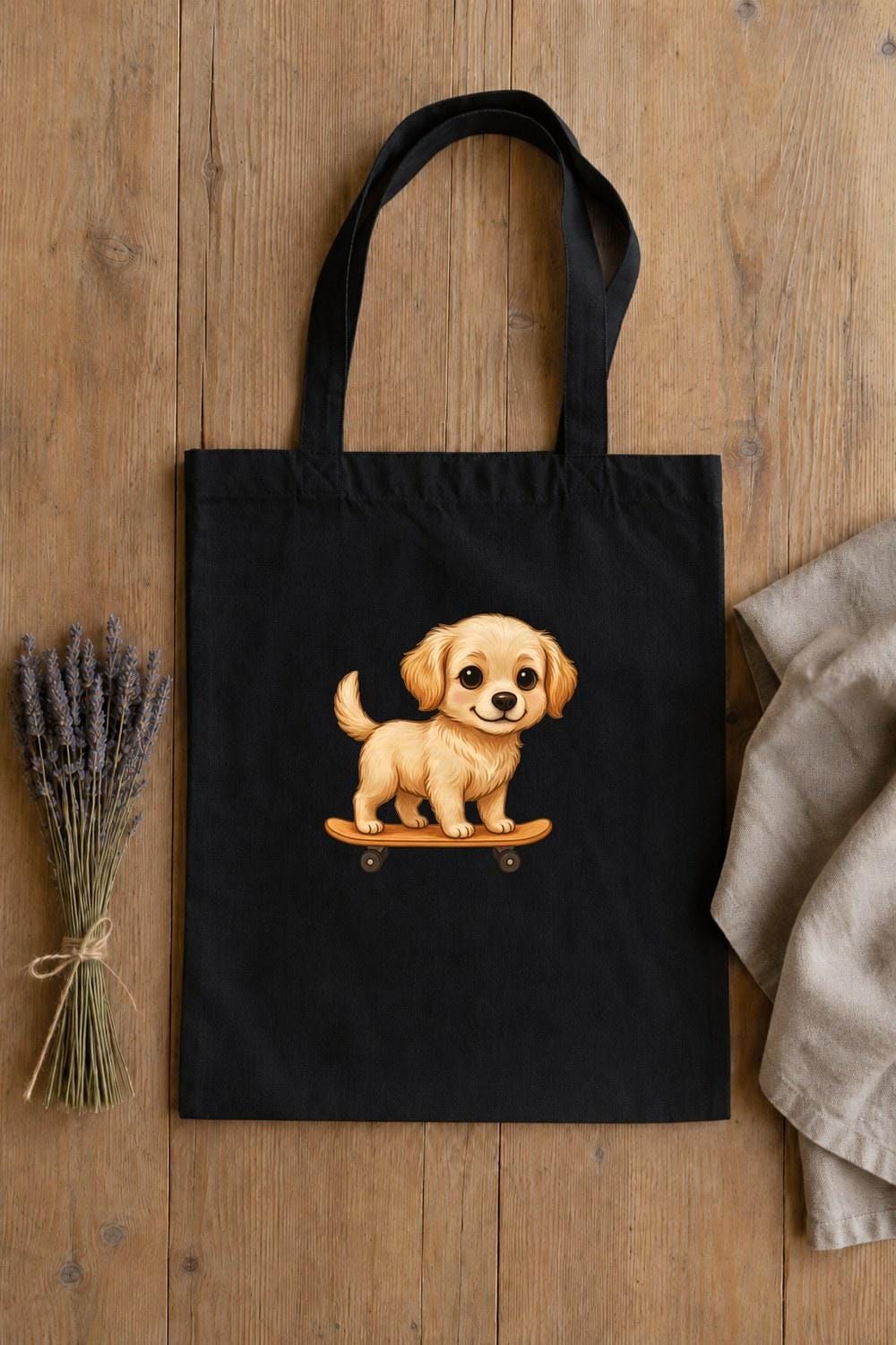 Golden Puppy Skateboard Clipart — animal clipart clipart by Brunelvi — view 5