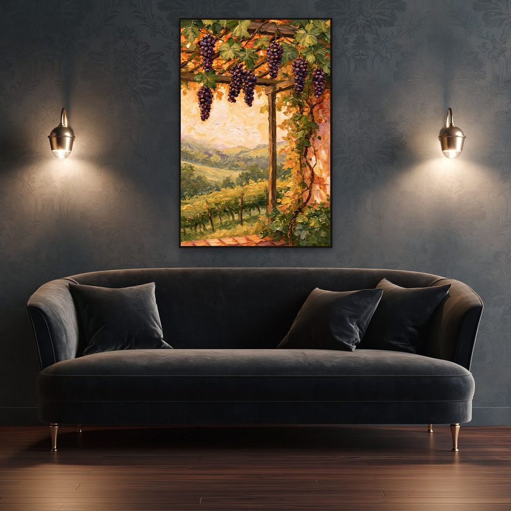 Grape Pergola View — landscapes wall art print by Brunelvi — view 4