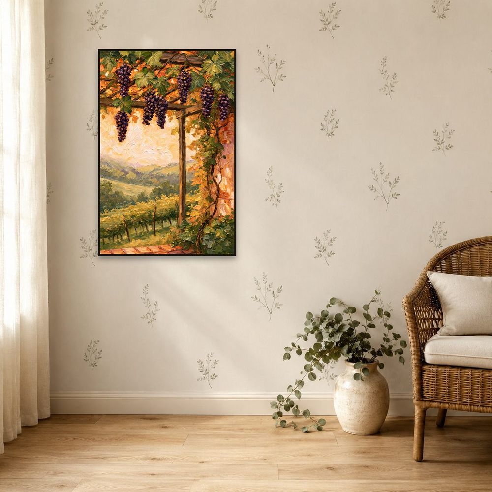 Grape Pergola View — landscapes wall art print by Brunelvi — view 5