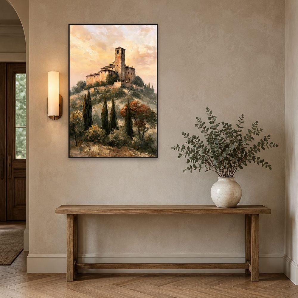 Hilltop Monastery — landscapes wall art print by Brunelvi — view 3
