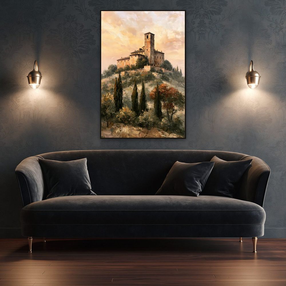 Hilltop Monastery — landscapes wall art print by Brunelvi — view 4
