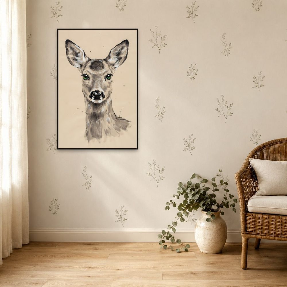 Ink Deer — animals wall art print by Brunelvi — view 5