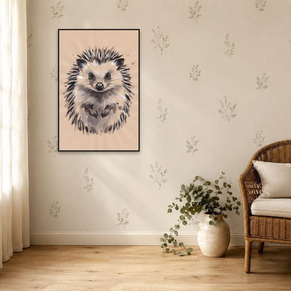 Ink Hedgehog — animals wall art print by Brunelvi — view 5