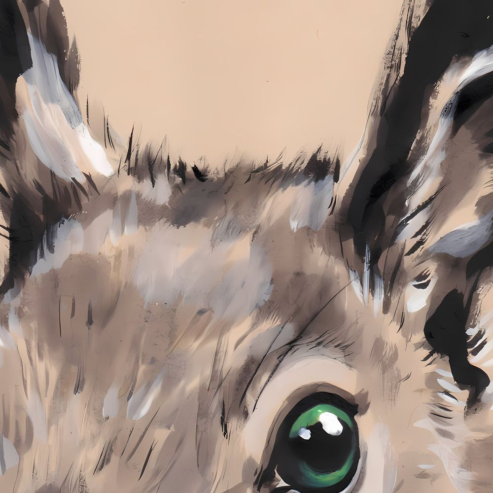 Ink Squirrel — animals wall art print by Brunelvi — view 2