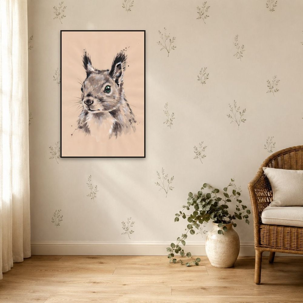 Ink Squirrel — animals wall art print by Brunelvi — view 5