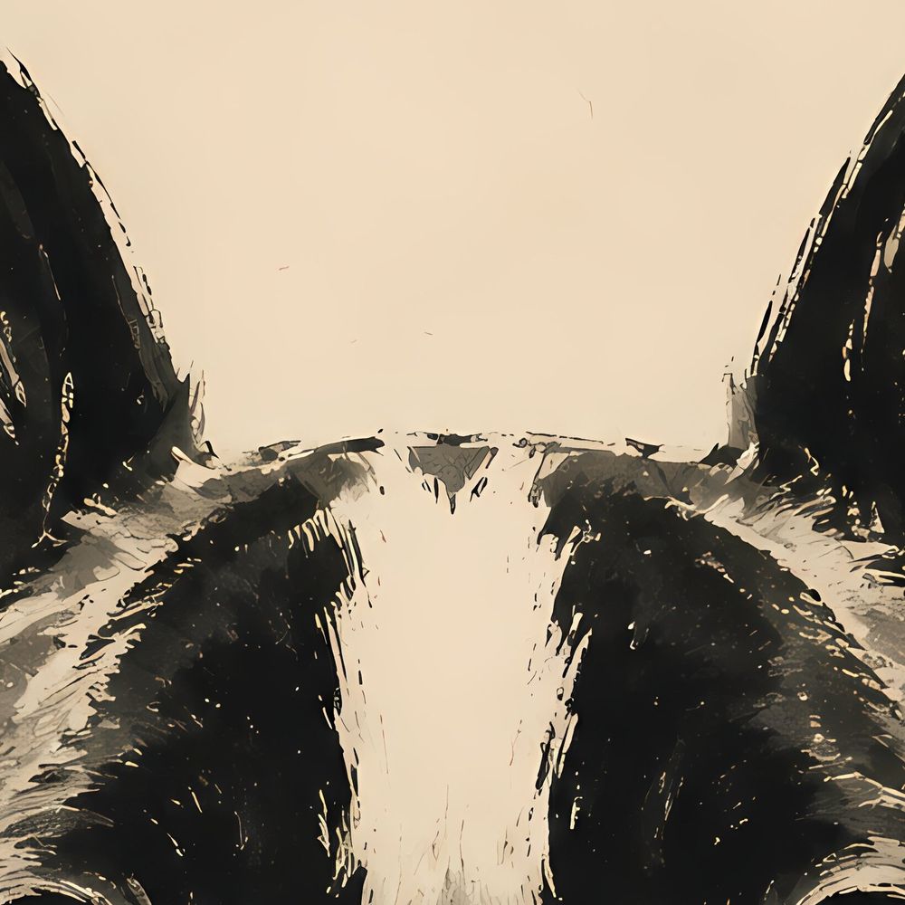 Ink Wash French Bulldog — animals wall art print by Brunelvi — view 2