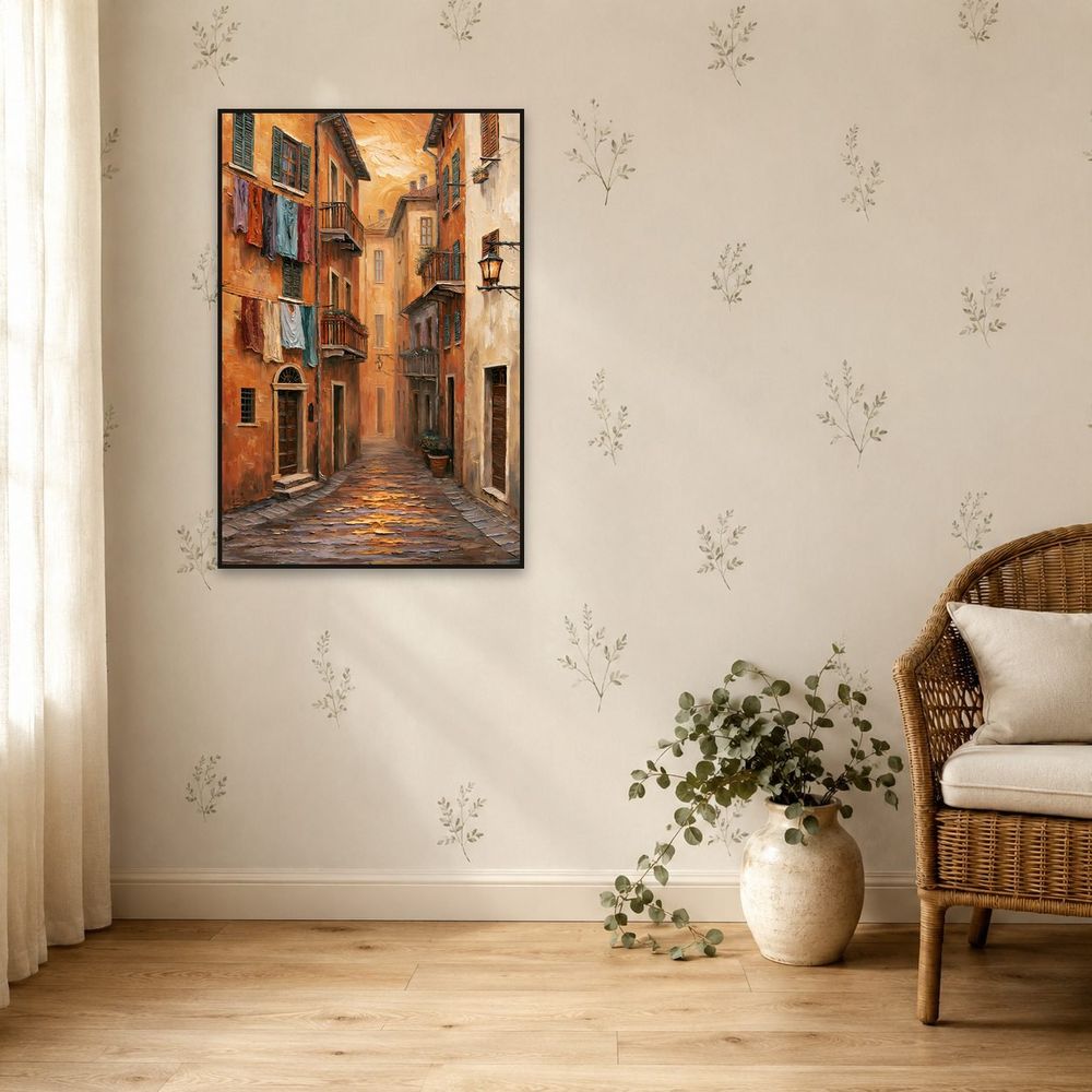Italian Alley Laundry — landscapes wall art print by Brunelvi — view 5